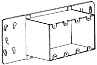 Special Raised Gang Box Adaptor Covers Arc-Co Step Down Series